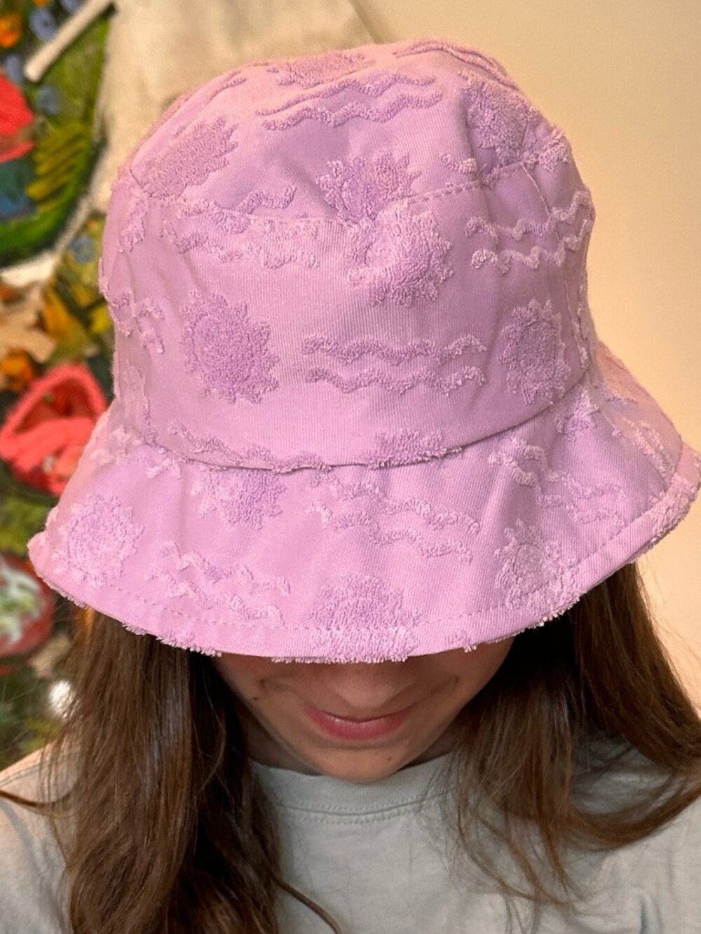 NWOT lilac bucket hat